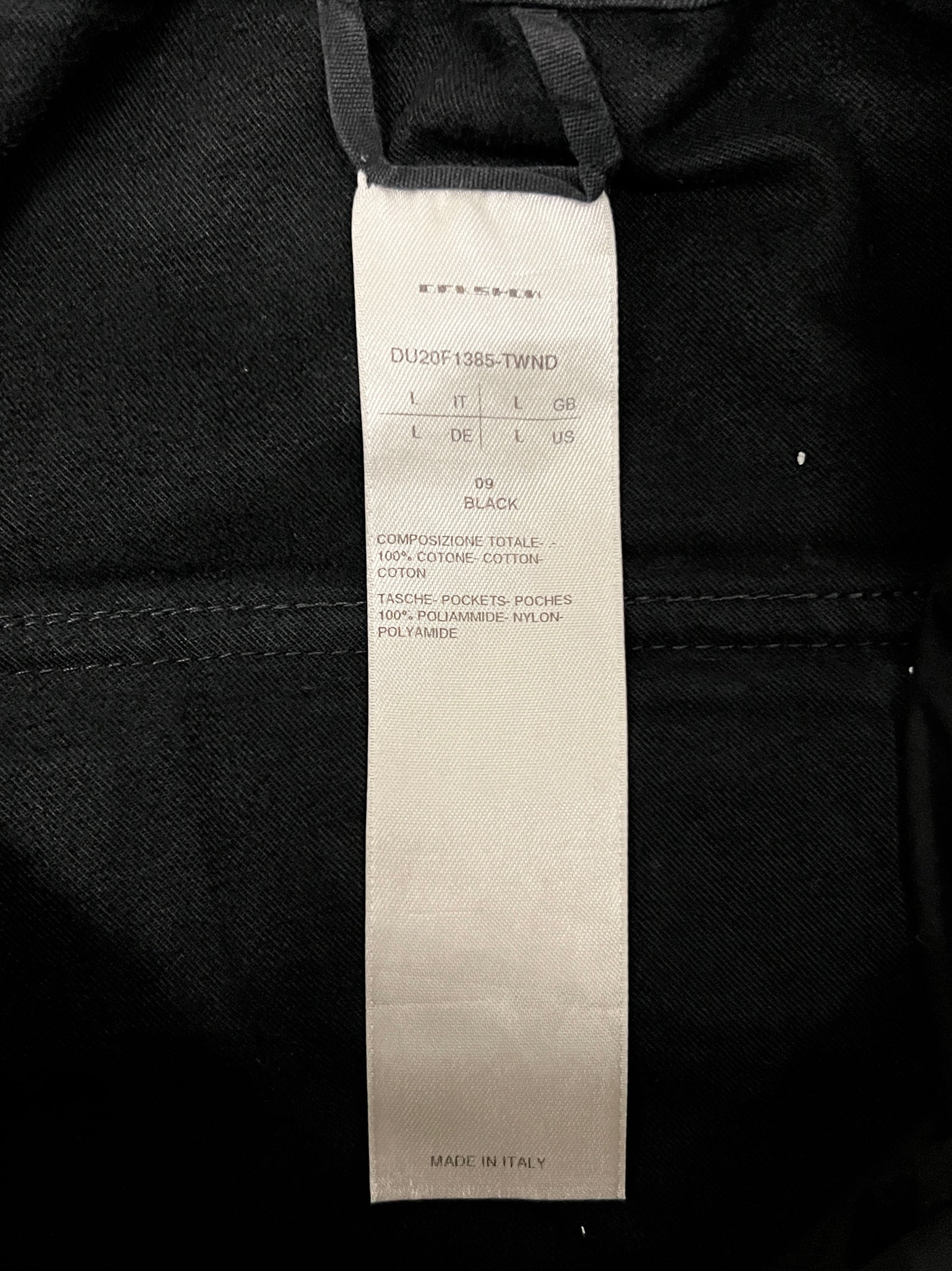 Rick Owens Nylon Pocket Pants Size Large