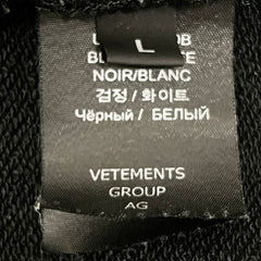 Vetements Gothic Logo Hoodie Size X-Large