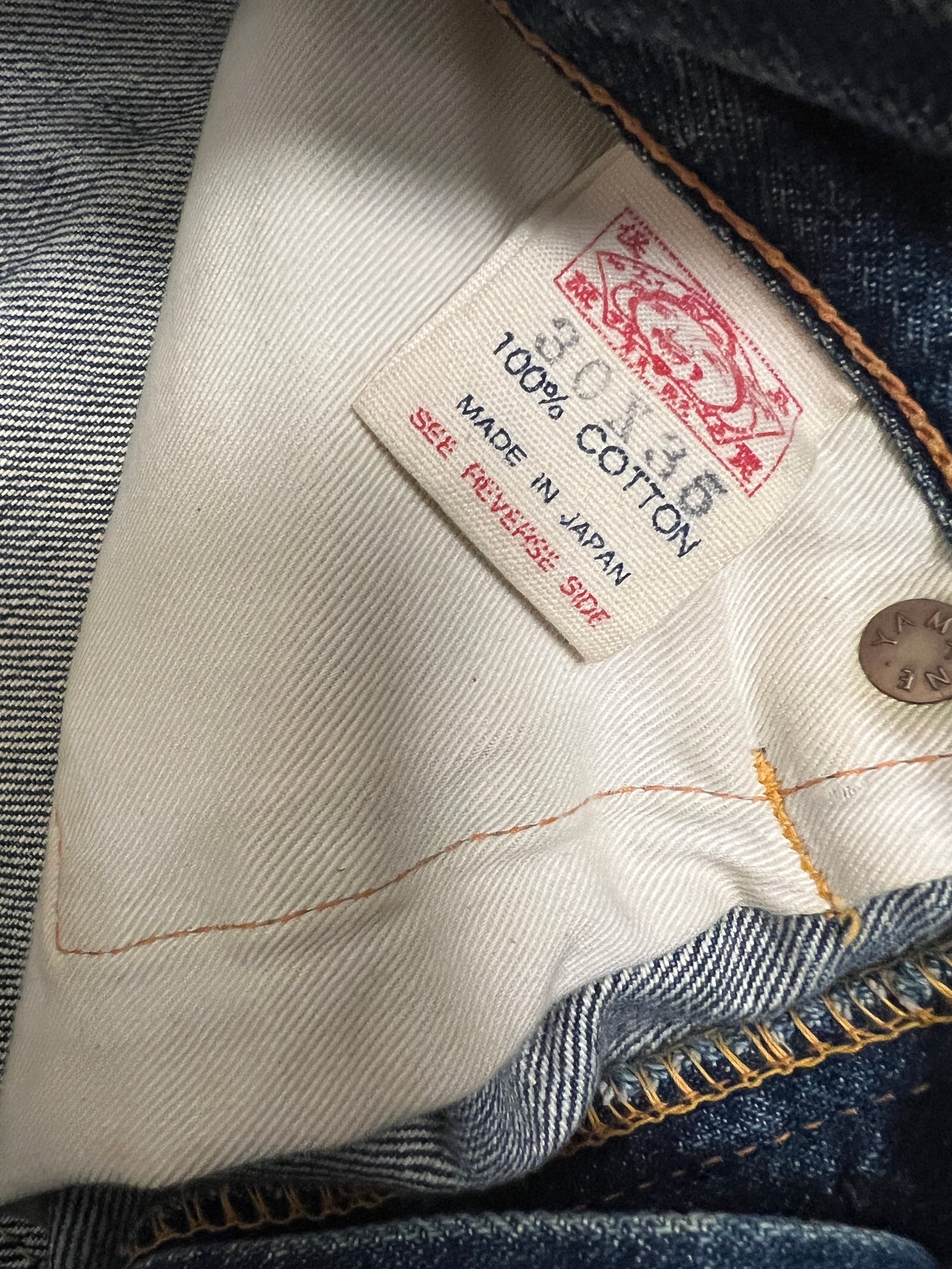 Evisu Selvedge Denim Size 30