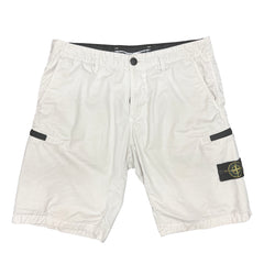 Stone Island White Shorts Size 32
