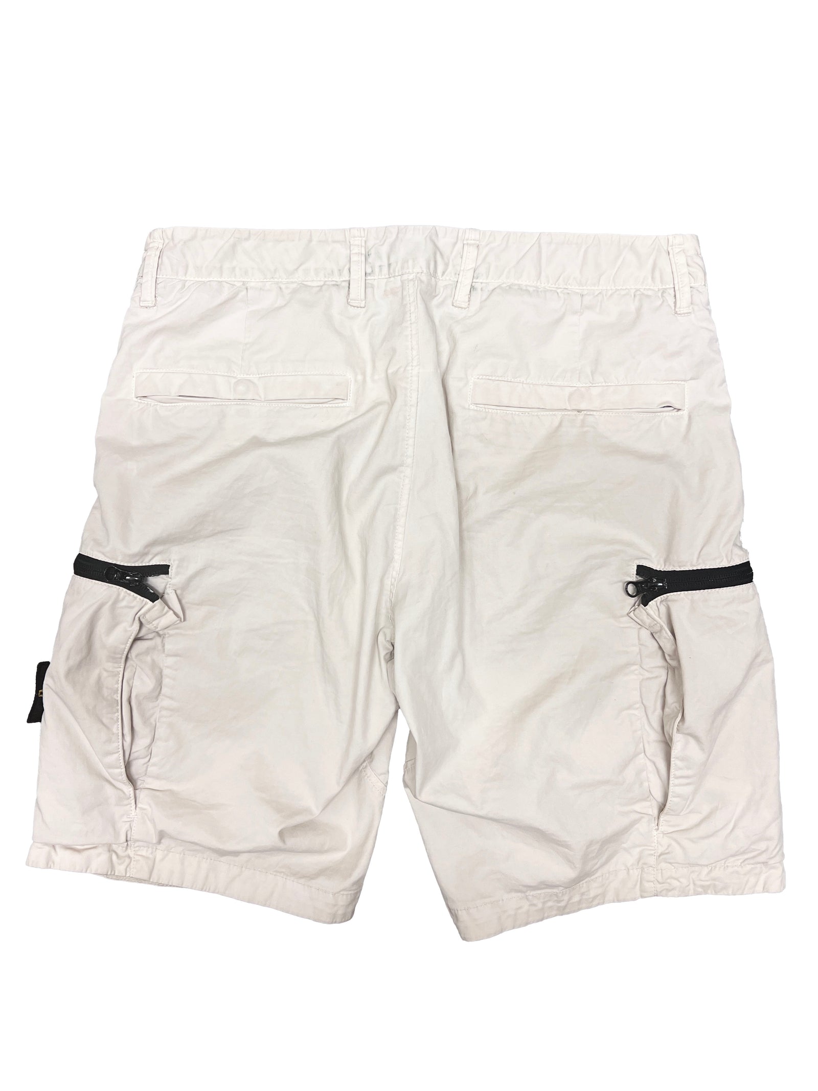 Stone Island White Shorts Size 32