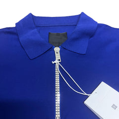 Givenchy 4GS Blue Button 1/4 Zip Up Size X-Large