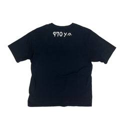 Kapital Smiley Logo Black T-Shirt Size Medium