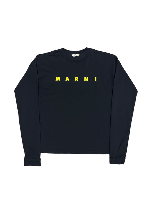 Marni Spellout Logo Long Sleeve Size Large