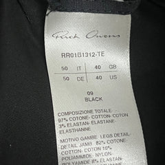 Rick Owens Black Spartan Shorts Size Medium
