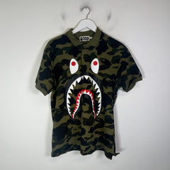 Bape 1st Camo Shark Polo Shirt