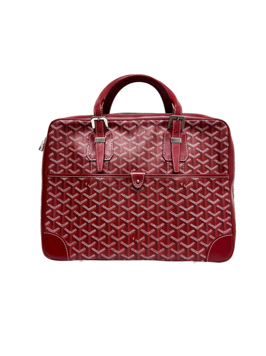 Goyard Red Ambassade PM Document Case