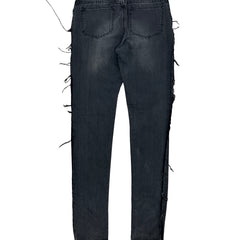 MurderBravado Fringe Side Seams Jeans Size 30