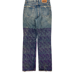 Junya Watanabe AW 05 Floral Crash Jeans Size 28