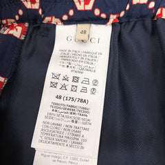Gucci GG Hexagon Crepe Shorts Size 32