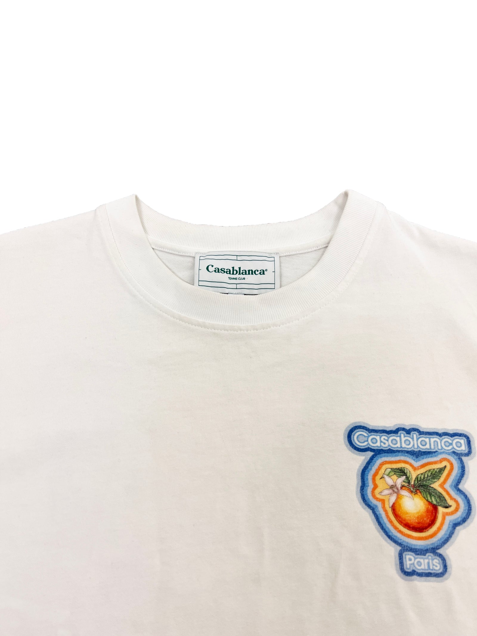 Casablanca Orange T-Shirt Size Large