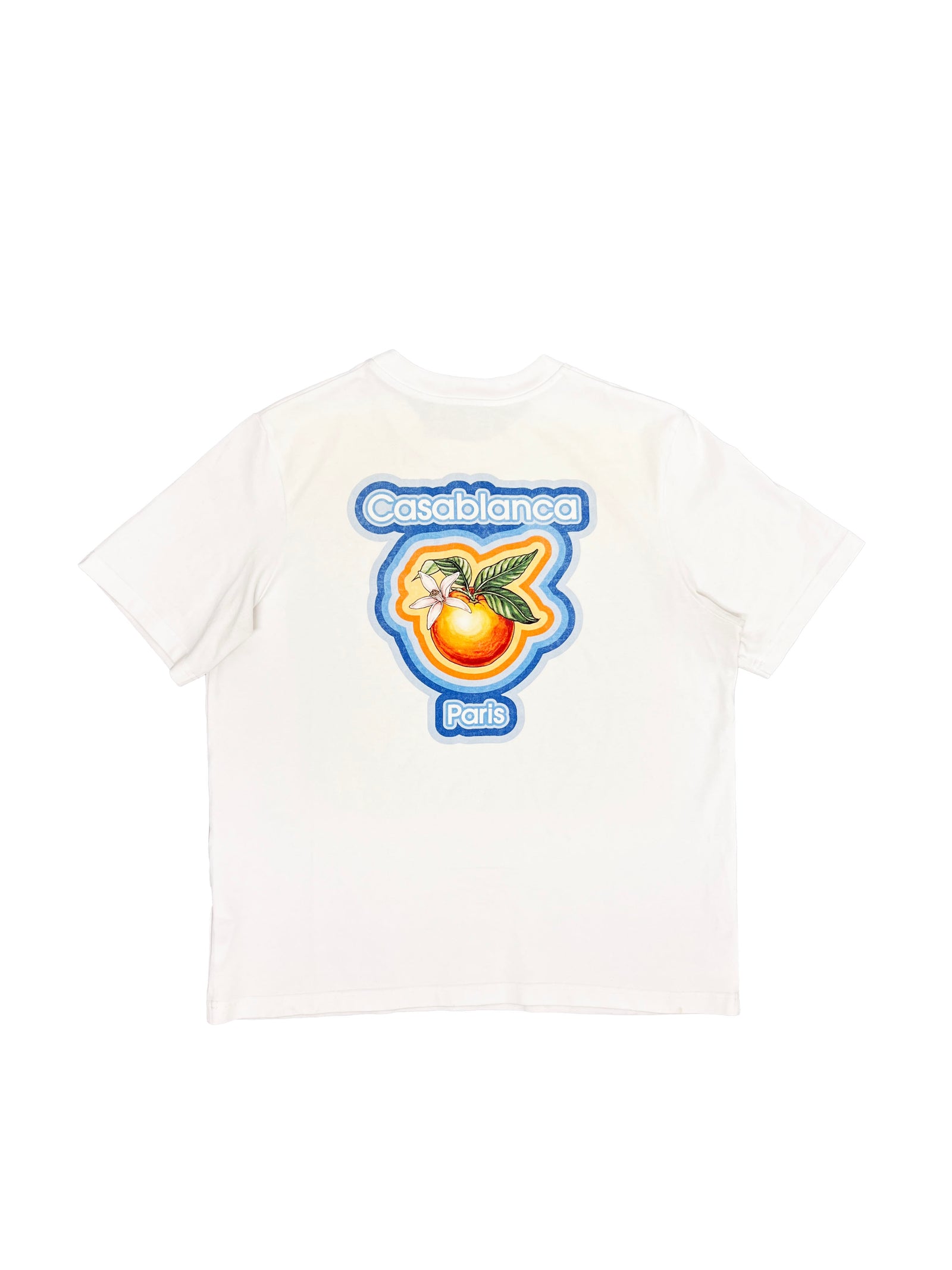 Casablanca Orange T-Shirt Size Large