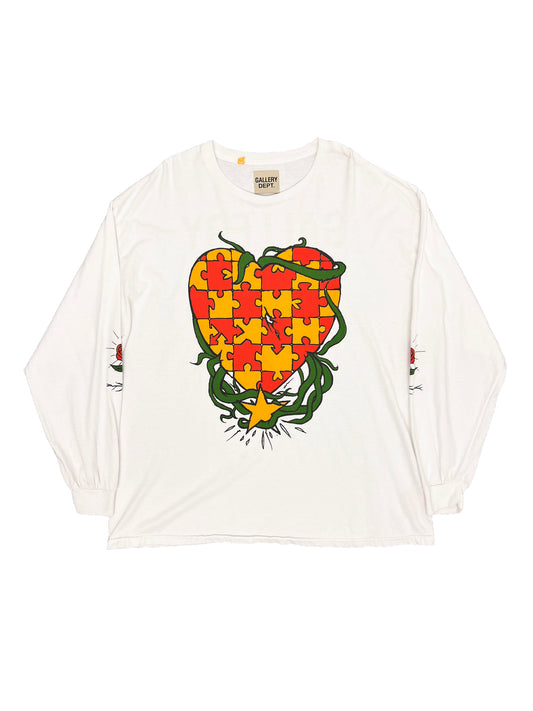 Gallery Dept Puzzle Heart Long Sleeve Size X-Large