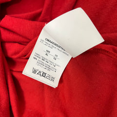 Off-White 'Climbing' T-Shirt Red Size X-Large