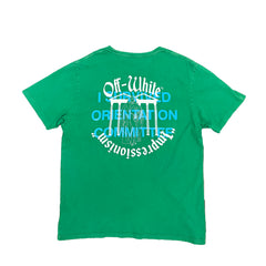 Off-White 'Imperssionsim' T-Shirt Green Size 2X-Large