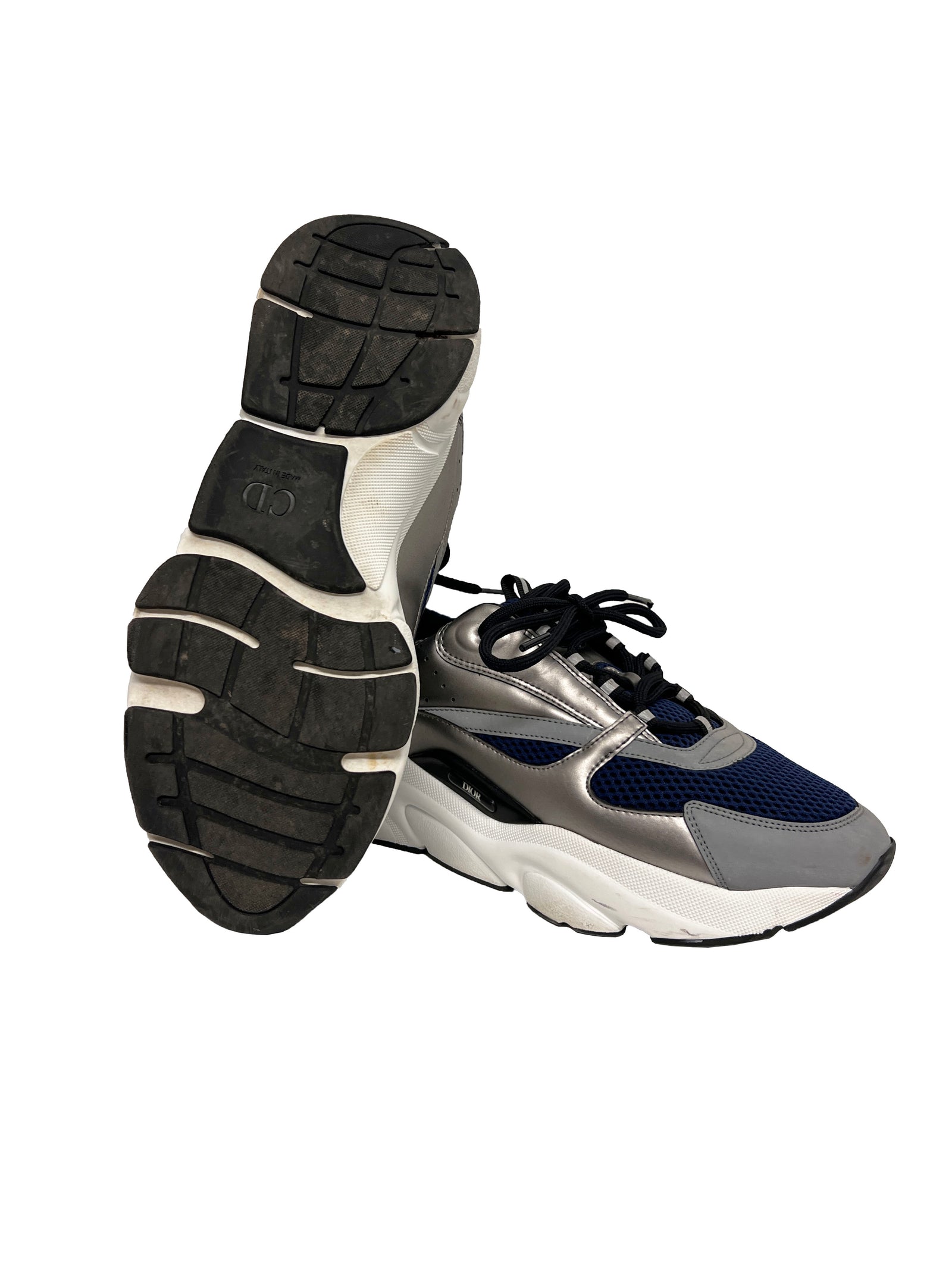 Dior B22 Silver/Blue Size 44