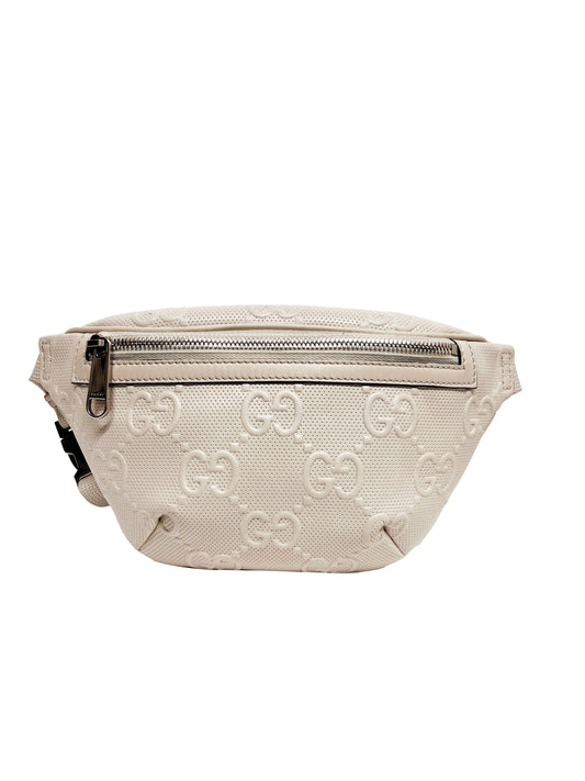 Gucci Monogram Embossed Belt Bag