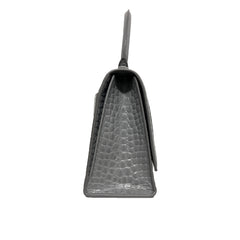 Balenciaga Hourglass Grey Top Handle Bag