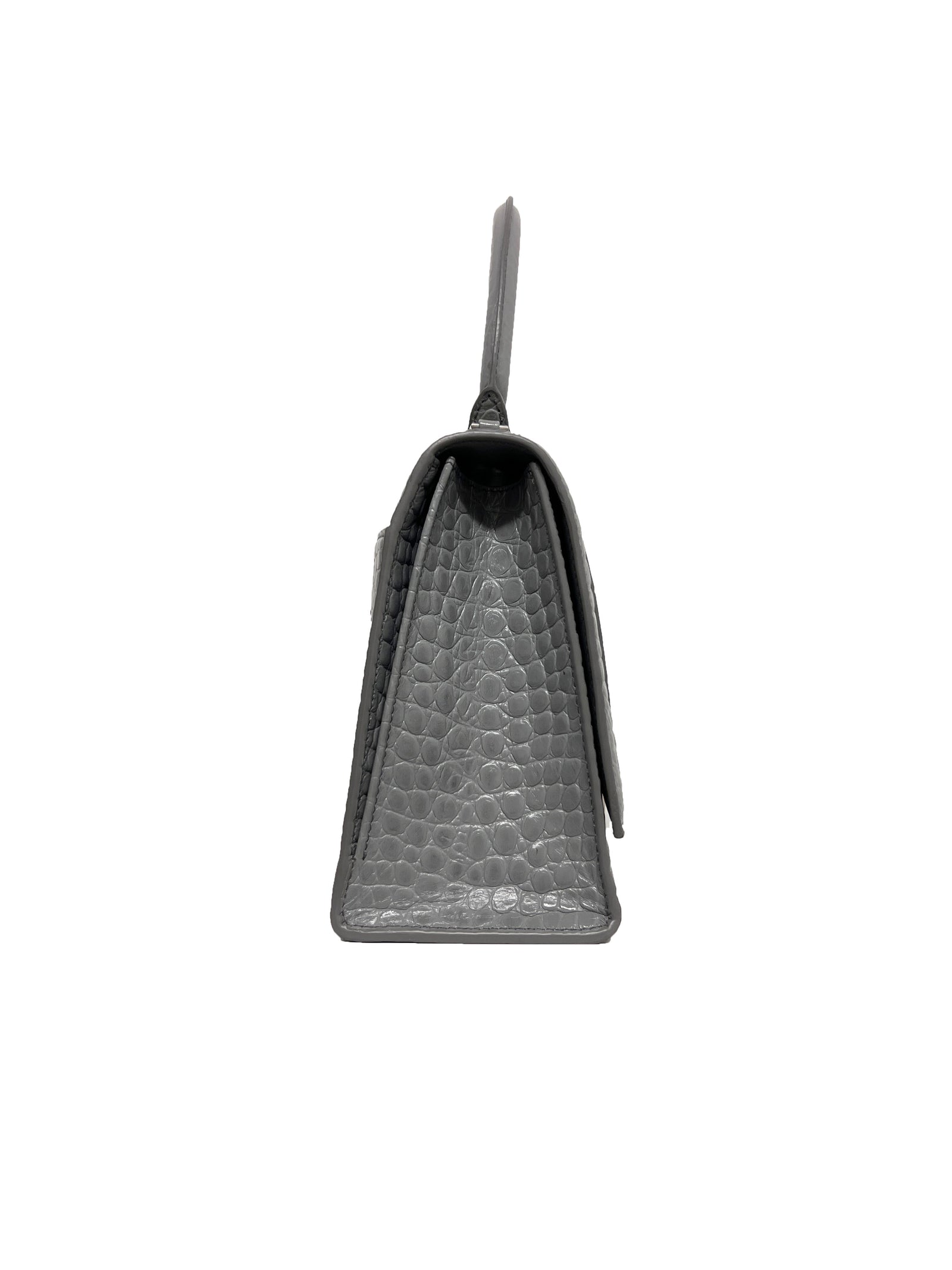 Balenciaga Hourglass Grey Top Handle Bag