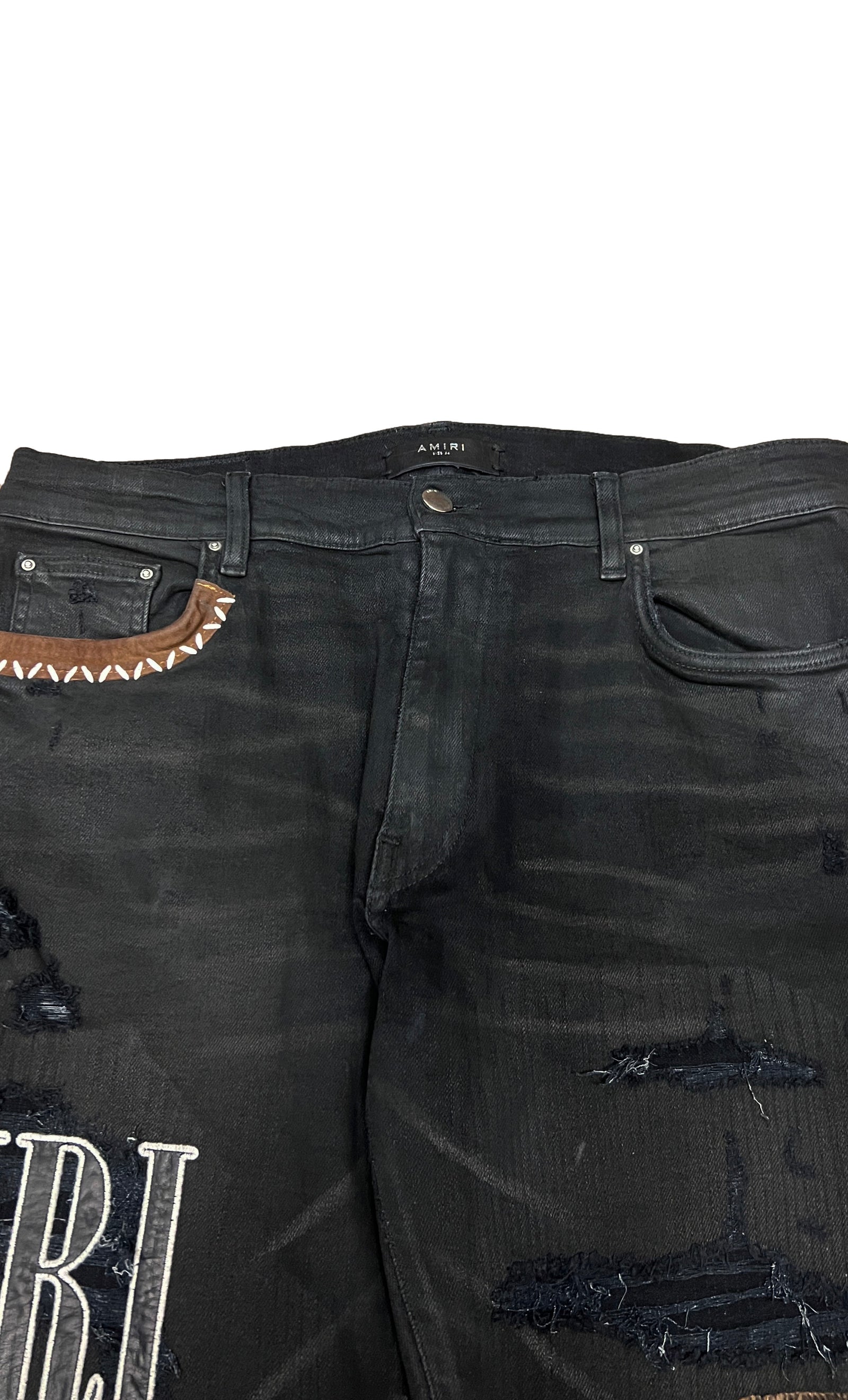 Amiri Patchwork Jeans Size 34