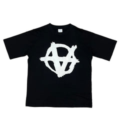 Vetement Anarchy Black Tee Shirt Size Large