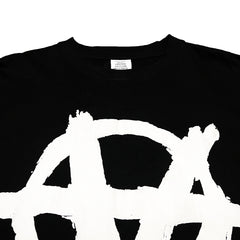 Vetement Anarchy Black Tee Shirt Size Large