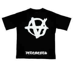 Vetement Anarchy Black Tee Shirt Size Large
