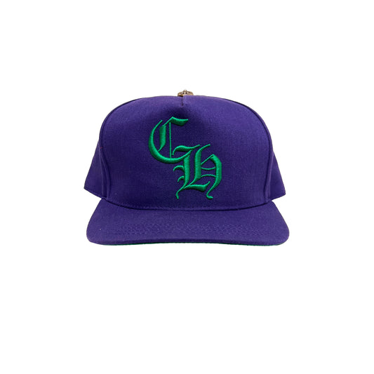 Chrome Heart 'CH' Purple Trucker Hat