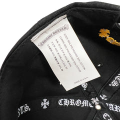 Chrome Heart 'CH' Black Trucker Hat
