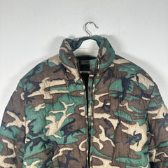 ERL Camouflage Down Puffer Jacket Size L