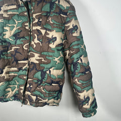 ERL Camouflage Down Puffer Jacket Size L