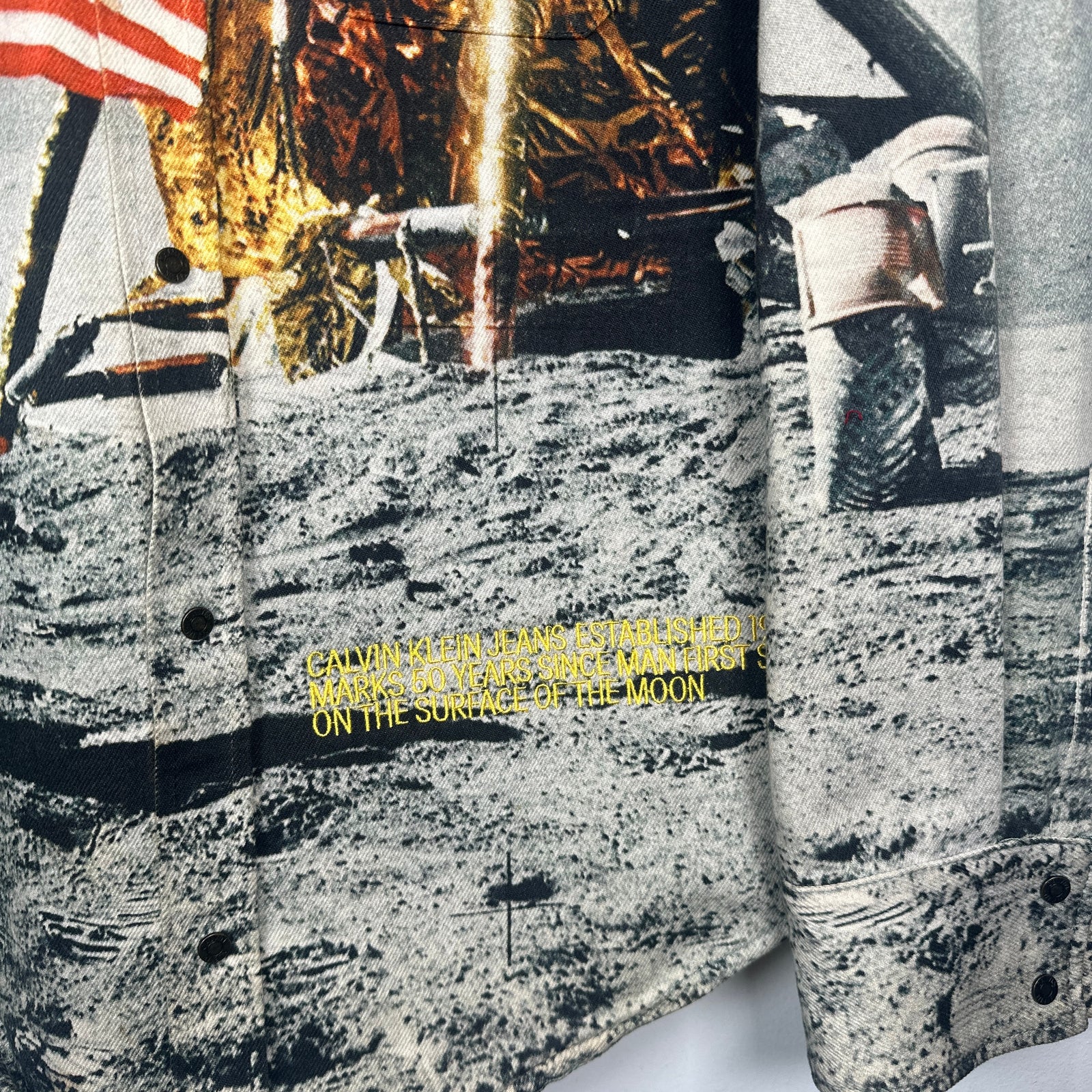 Calvin Klein Jeans x Raf Simon Andy Warhol Space Man Jacket Size L