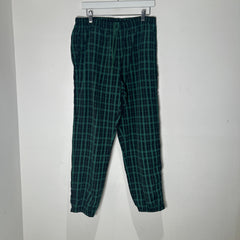 Supreme Green Plaid Track Pants Size M