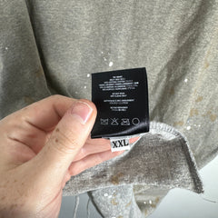 Satoshi Nakamoto Distressed Luke Grey T-Shirt Size XL