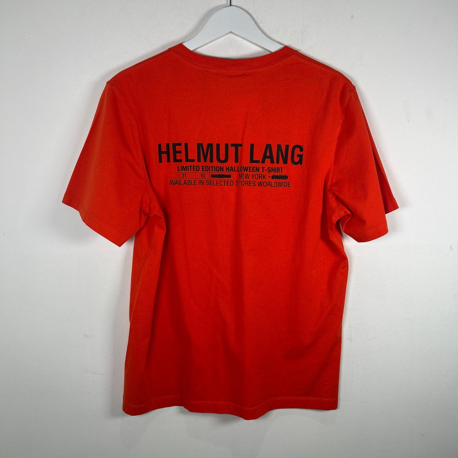 Helmut Lang Halloween Edition T-Shirt Size L