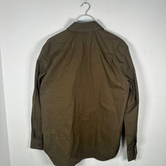 Burberry Olive Button Up Shirt L