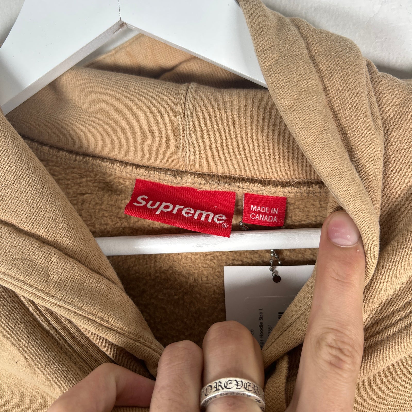 Supreme Bless Stamps Hoodie Size L