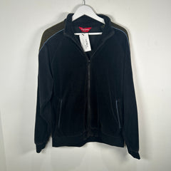 Supreme Color Block Velour Track Jacket Size L
