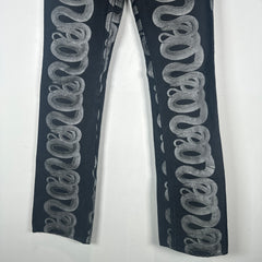 Hysteric Glamour Snake Denim Jeans Size 27
