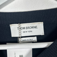 Thom Browne Navy Knit 4 Bat Sweater Size 3