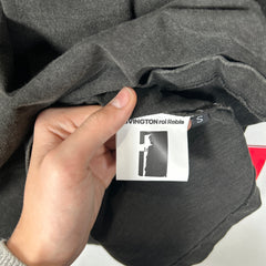 RIVINGTON roi Rebis Dark Grey 'R' Logo Graphic T-Shirt Size S