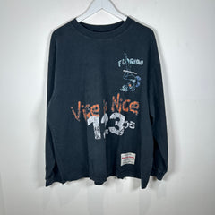 RIVINGTON roi Rebis Gray 'Miami Vice' Long-Sleeve T-Shirt Size XXL