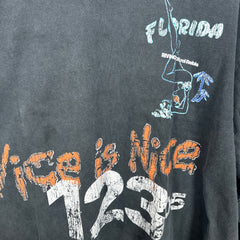 RIVINGTON roi Rebis Gray 'Miami Vice' Long-Sleeve T-Shirt Size XXL