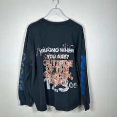 RIVINGTON roi Rebis Gray 'Miami Vice' Long-Sleeve T-Shirt Size XXL