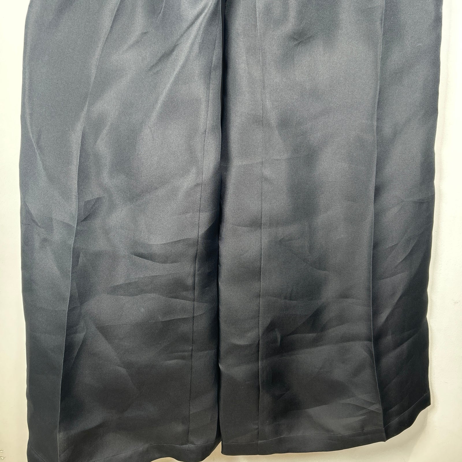 Rick Owens Black Woven Silk Bela Cargo Size 48