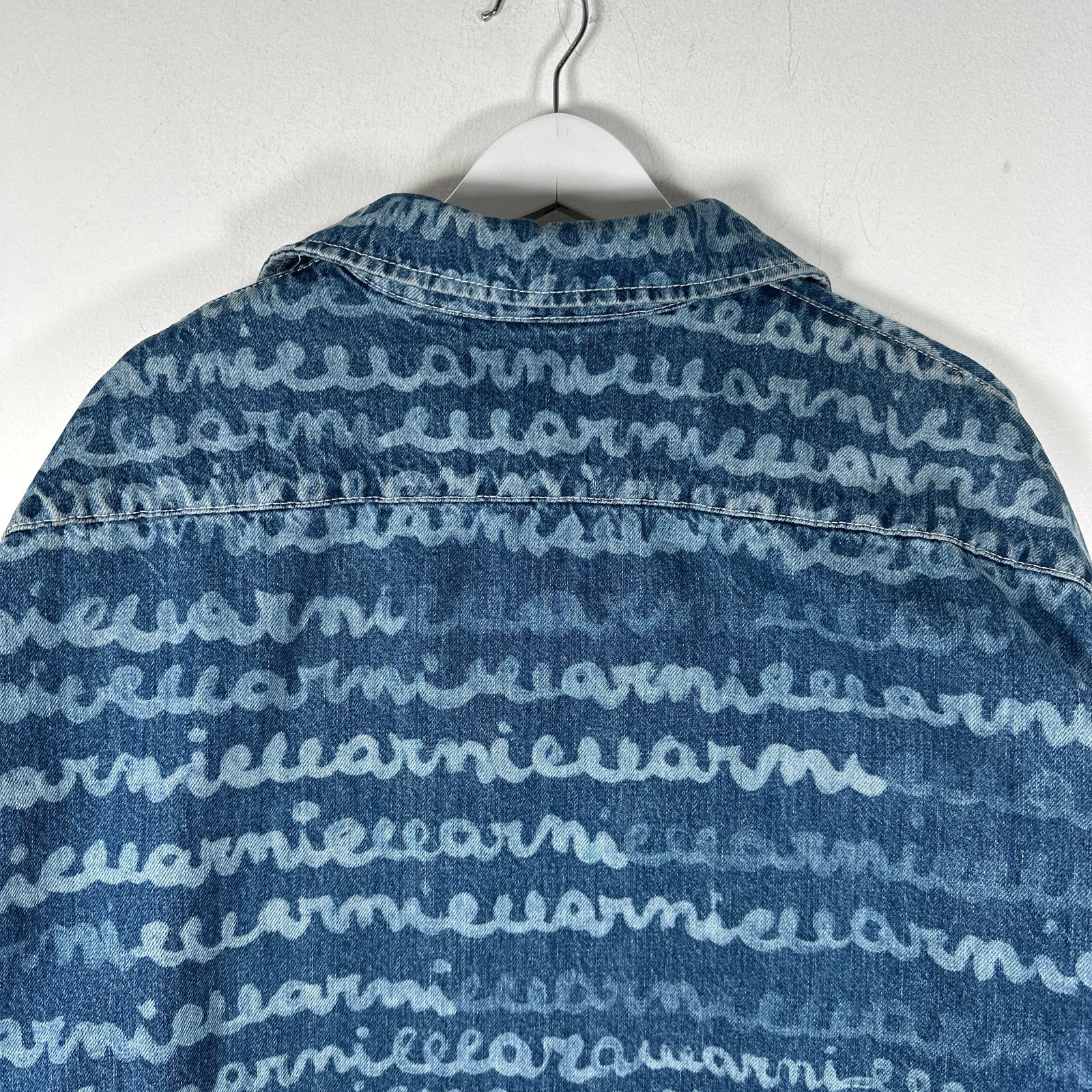 Marni Logo Scrible Denim Shirt Size XL