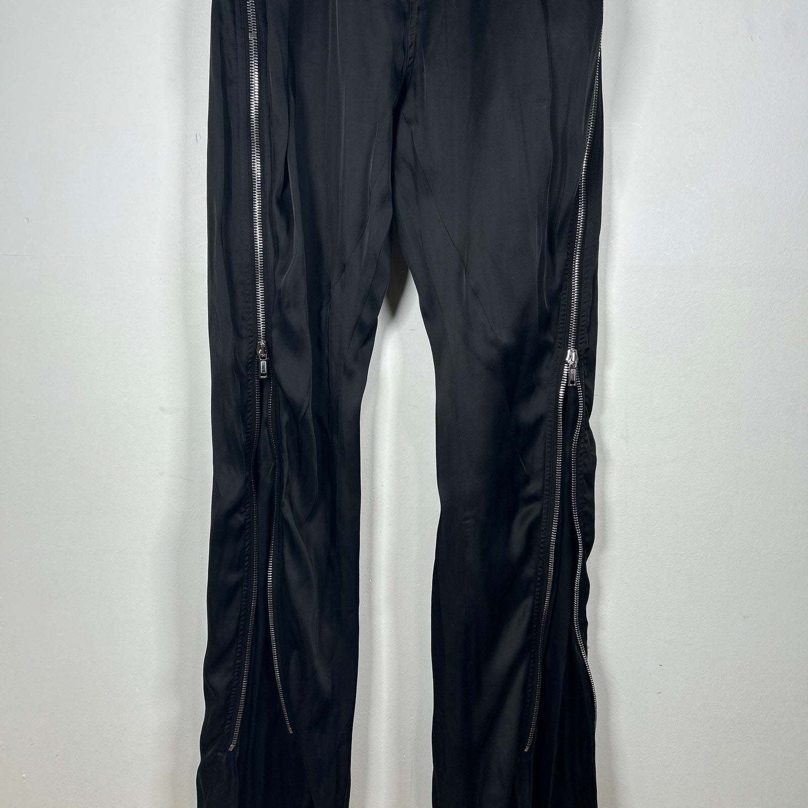 Rick Owens Black 'Satin' Bolan Banana Pants Size 34