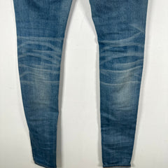 Amiri MX1 Light Brown Patches Light Wash Jeans Size 30