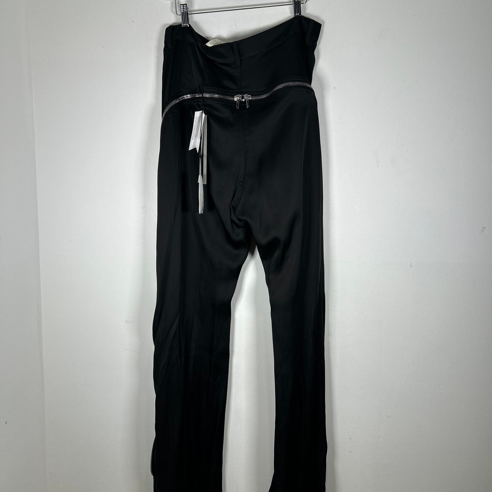 Rick Owens Black 'Satin' Bolan Banana Pants Size 34
