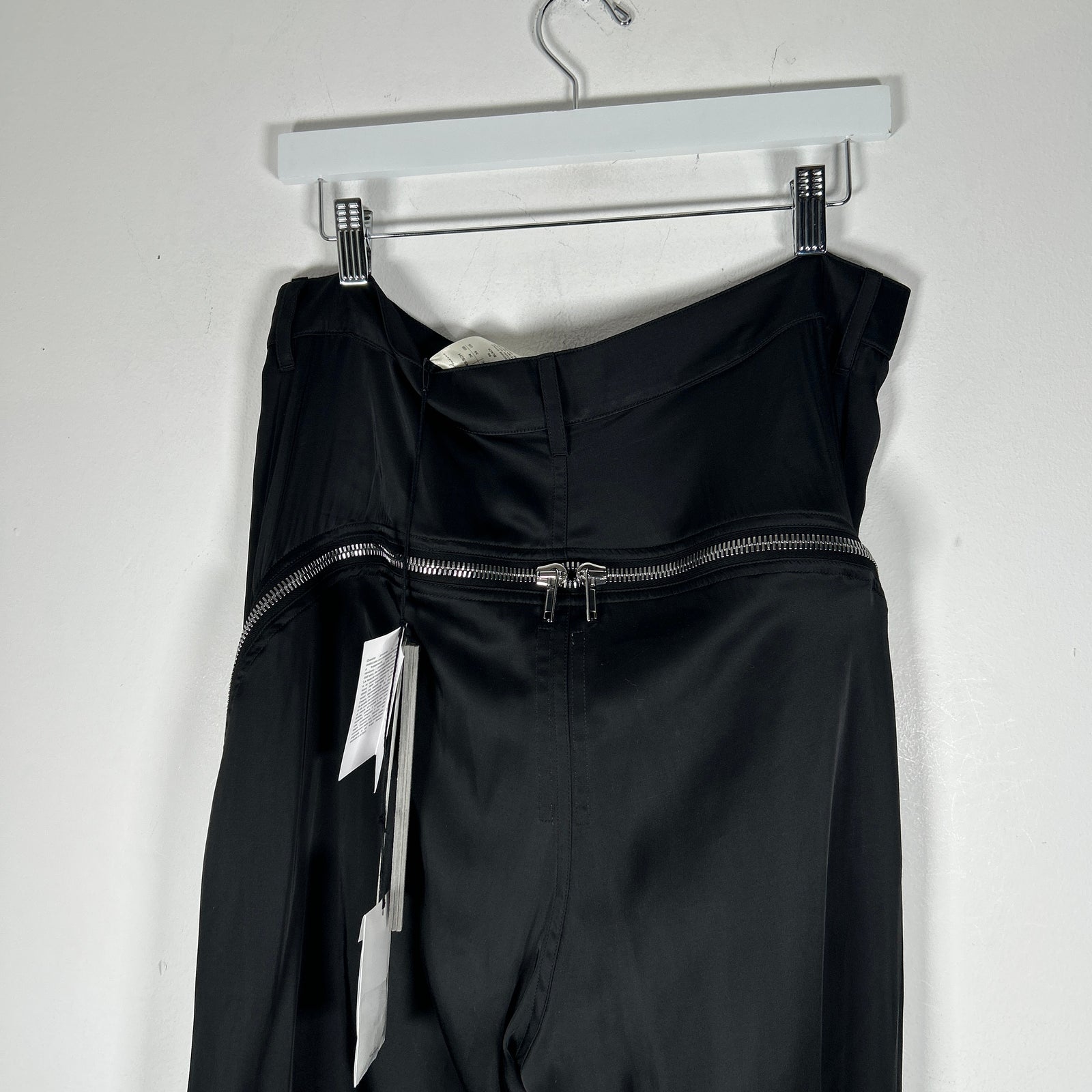 Rick Owens Black 'Satin' Bolan Banana Pants Size 34